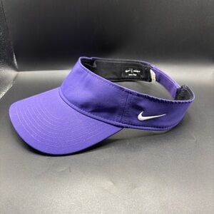 Nike Dri-FIT Purple Adjustable Outdoor Sports Training Golf Visor Hat